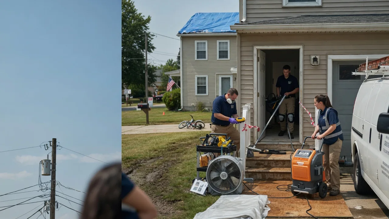 Water Damage Repair in Amherst, WI near me